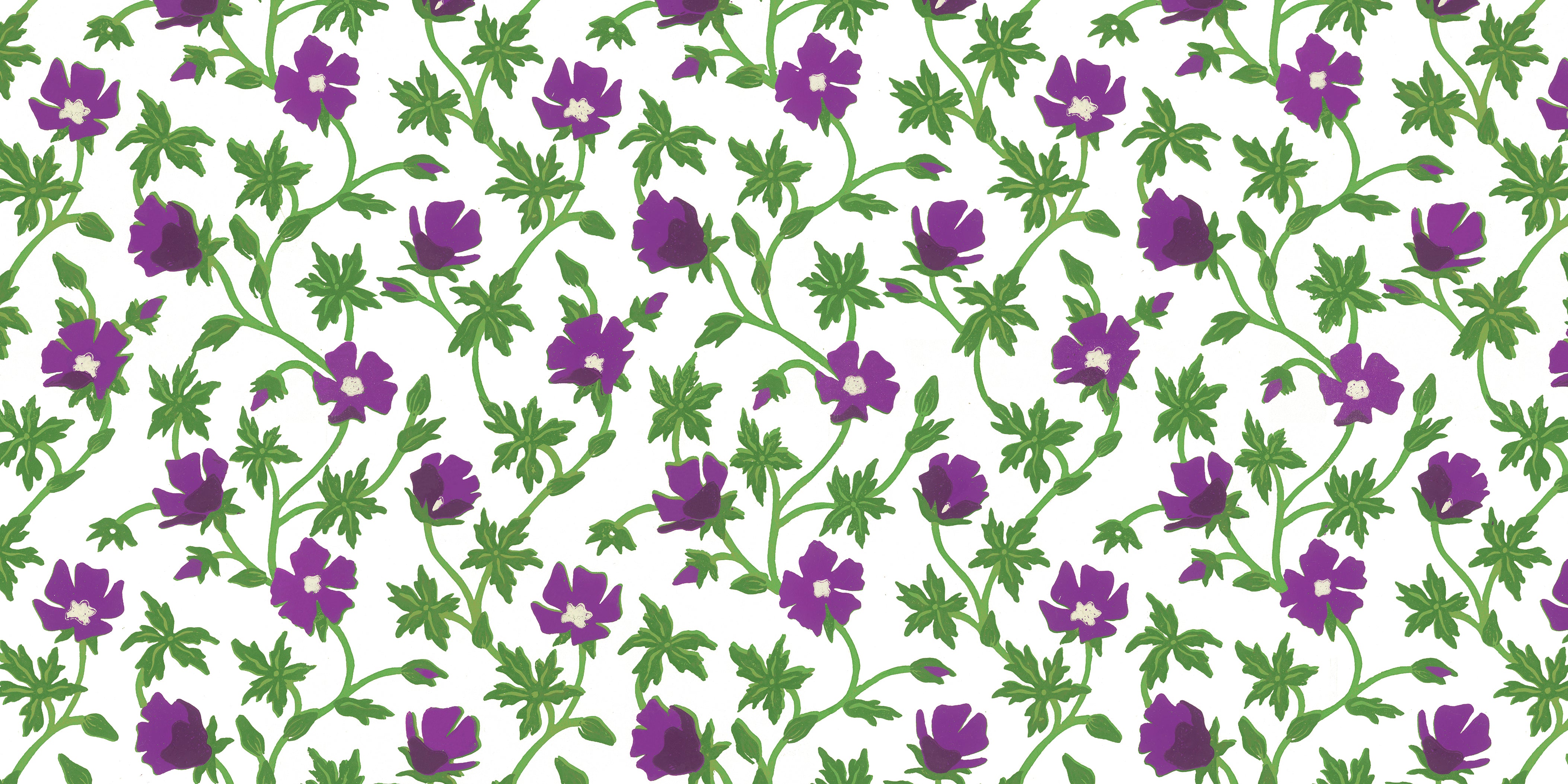 BUFFALO Fabric Poppy in Plum