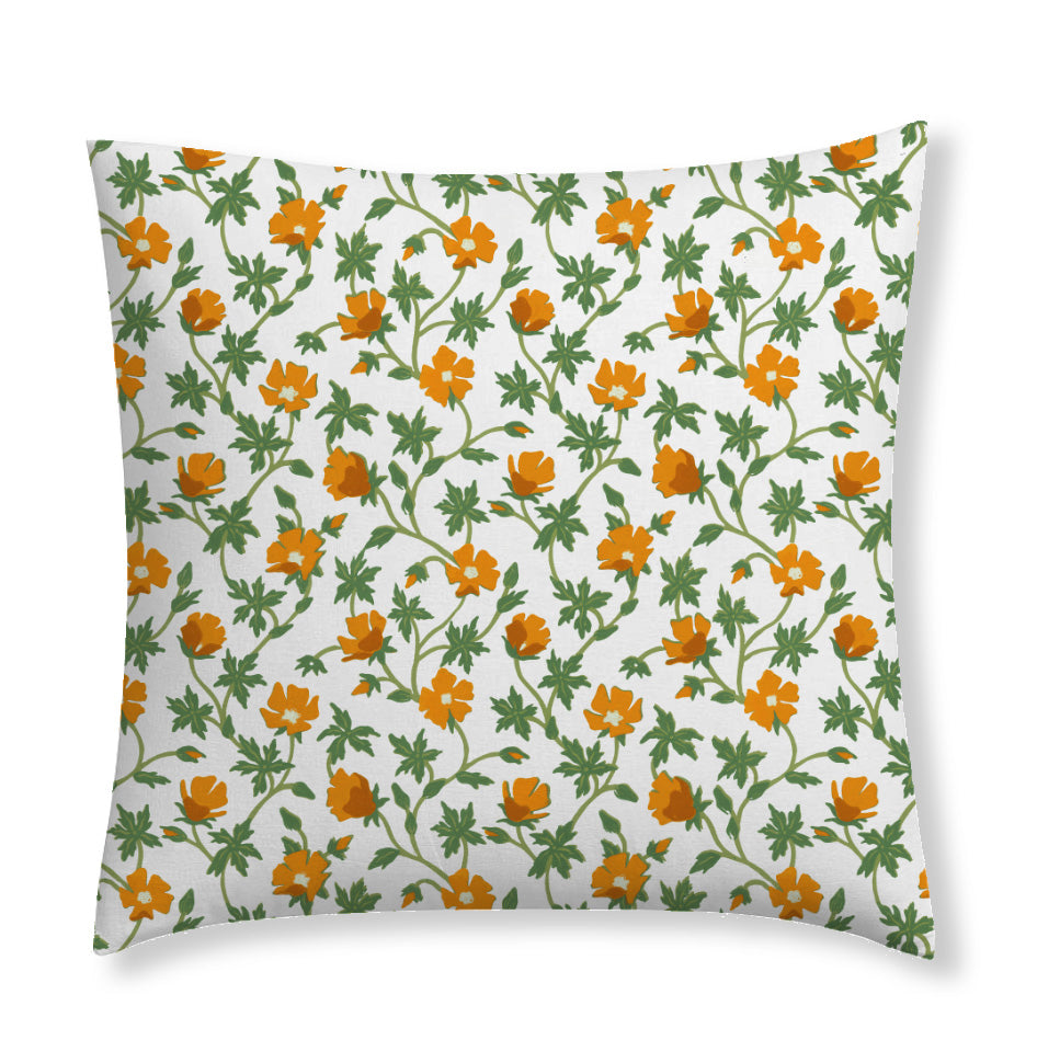 BUFFALO POPPY Pillow in Golden