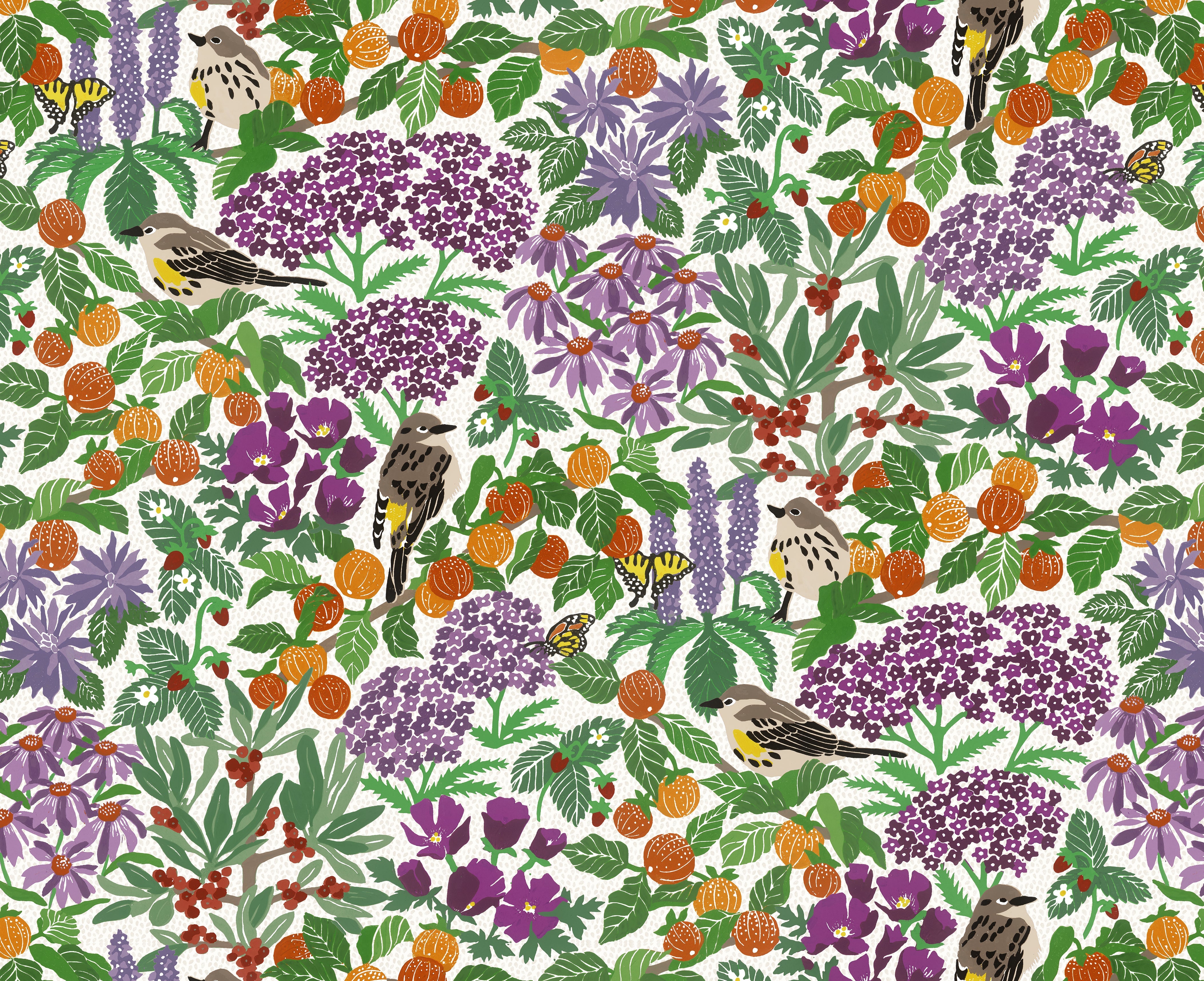 AMERICAN PERSIMMON Fabric in Sunrise Sample