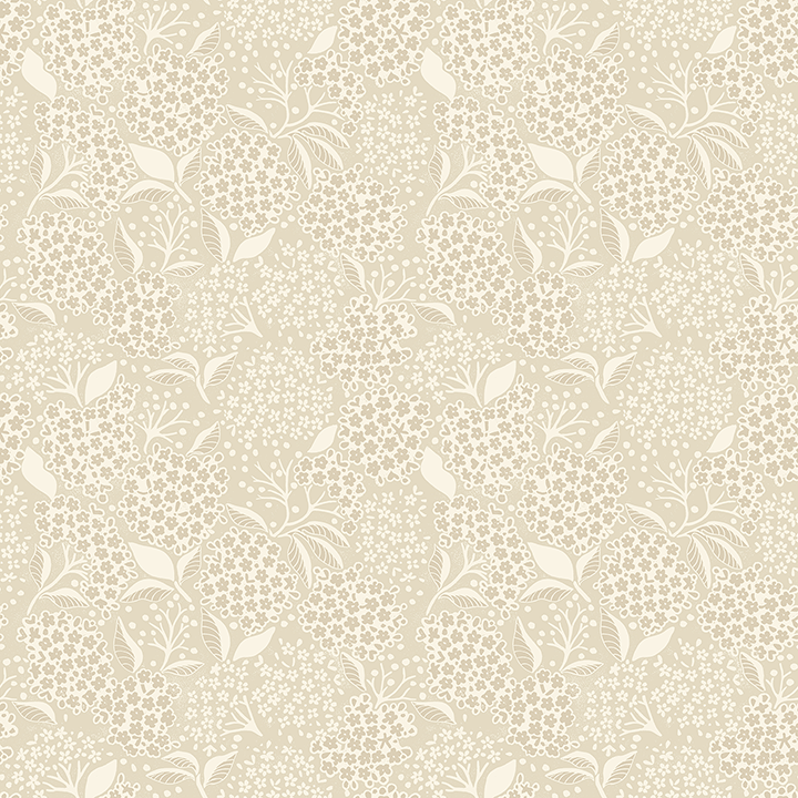 ELDERBERRY Wallpaper in Sand Sample
