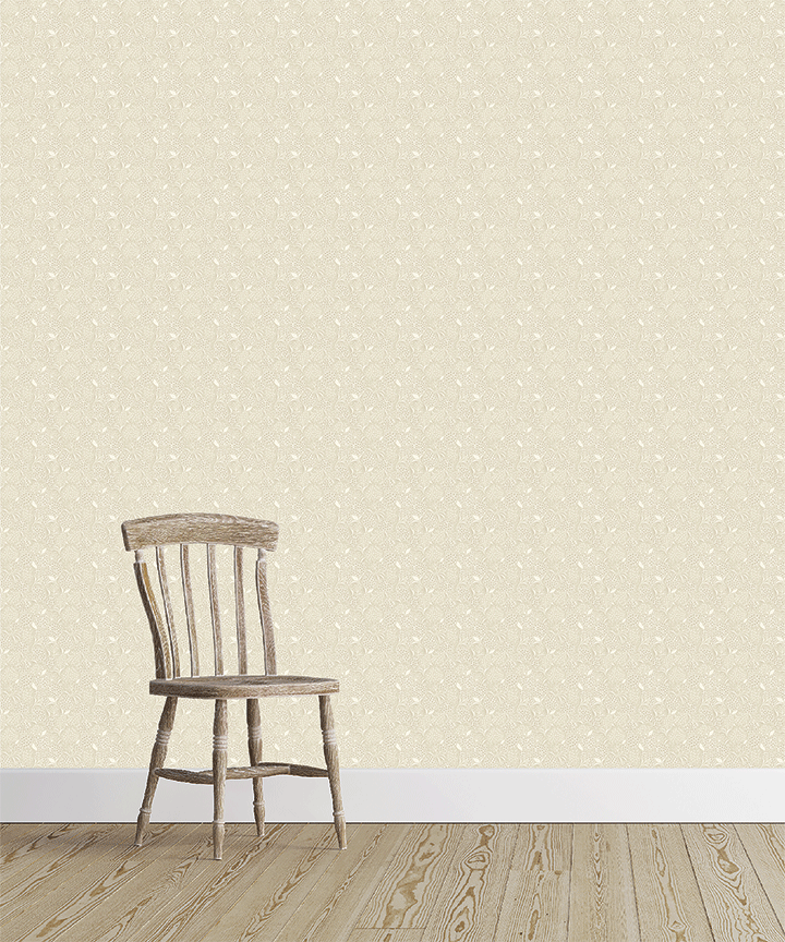 ELDERBERRY Wallpaper in Sand Sample