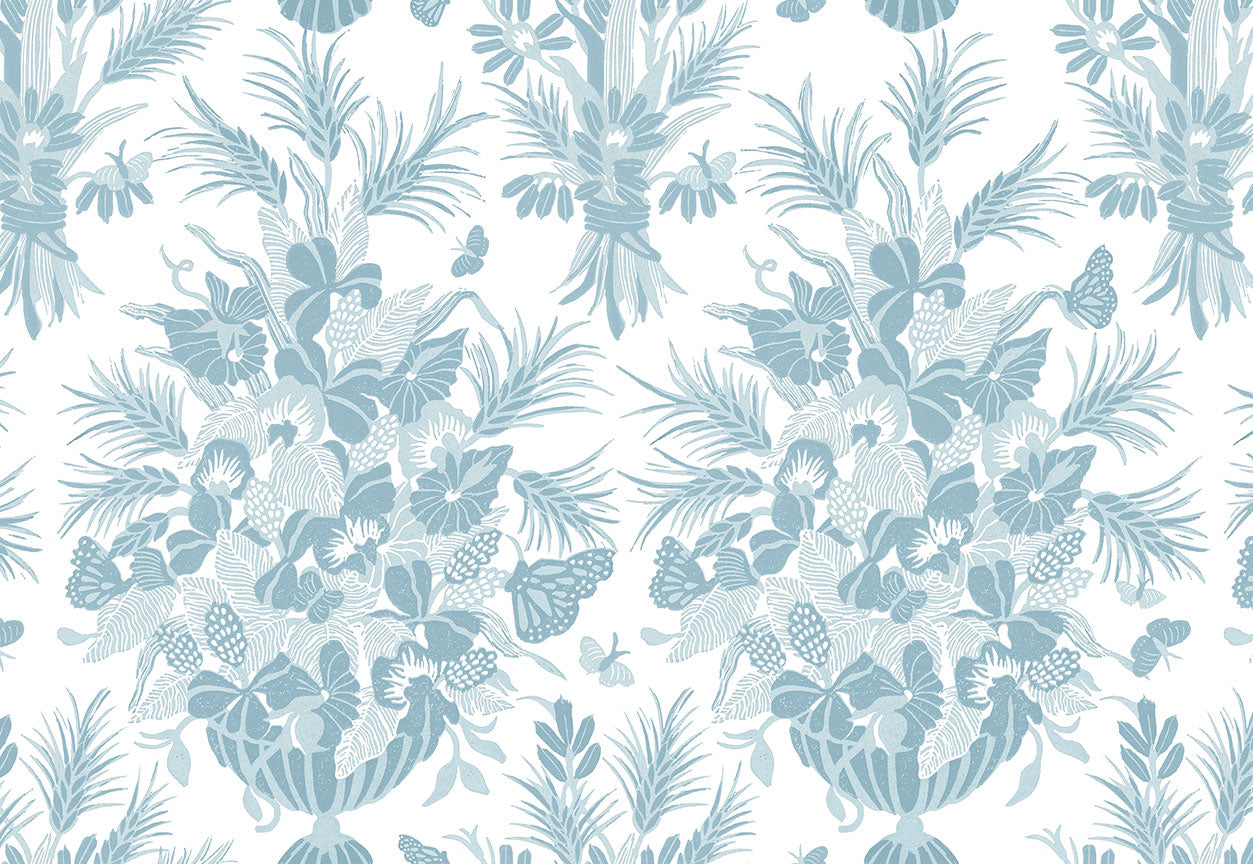 WINTER WHEAT Fabric in Mist