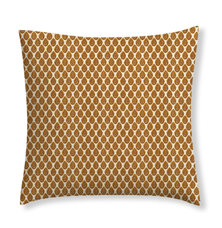 LEAFLET Pillow in Tobacco